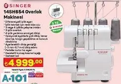 SİNGER OVERLOK MAKİNESİ SİNGER OVERLOK MAKİNESİ
